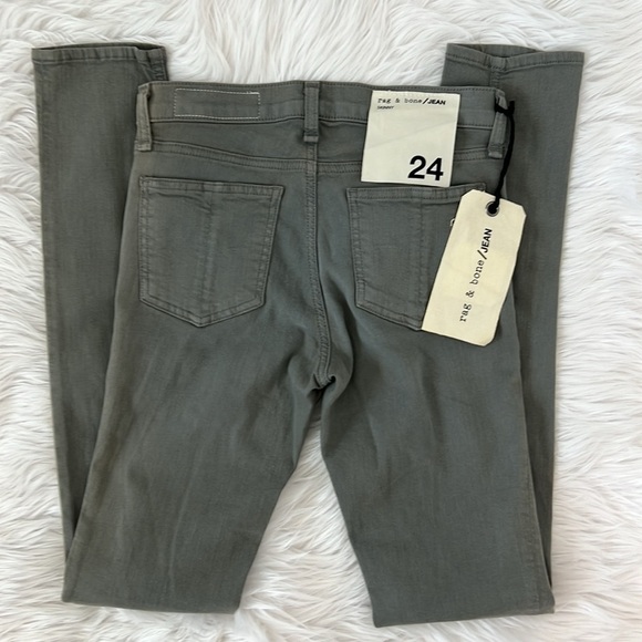 NWT Rag & Bone Skinny Jeans in Distressed Sage - Picture 5 of 12